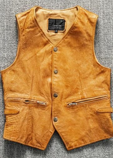 Heavy Water Washed, Hand Polished Italian Vegetable Tanned Top Layer Sheepskin
