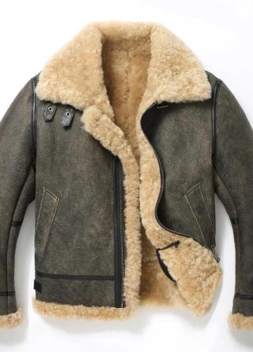 New Thick Sheep Wool Original Ecological Fur One Leather Fur Jacket Male