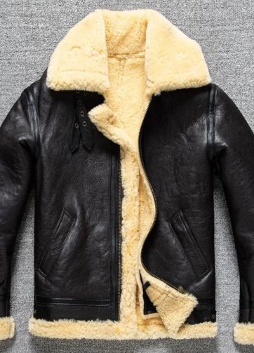Original Ecological Pure Sheepskin Fur Integrated Winter Outfit B3 Tuscan Real