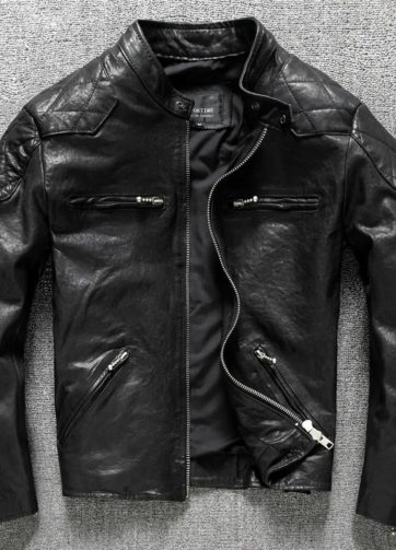 Sheepskin Vegetable Tanned Vintage Washed Distressed Top Layer Genuine Leather